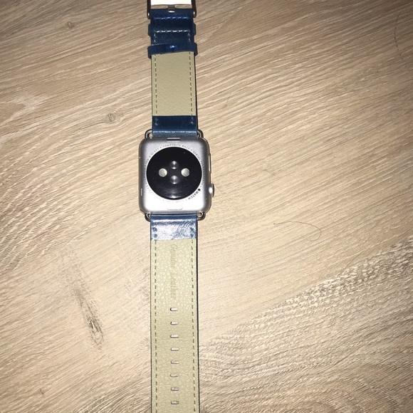 ✨Genuine Blue Leather Apple Watch Band 42MM✨ - Picture 7 of 8